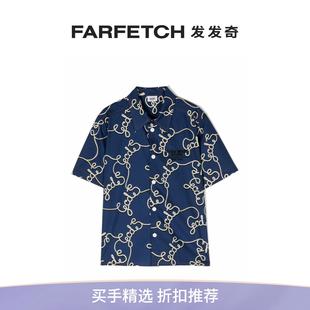 Gcds童装 logo印花短袖 Final 衬衫 FARFETCH发发奇 Sale