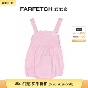 FARFETCH发发奇 SIOLA童装 扇贝形边连体短裤