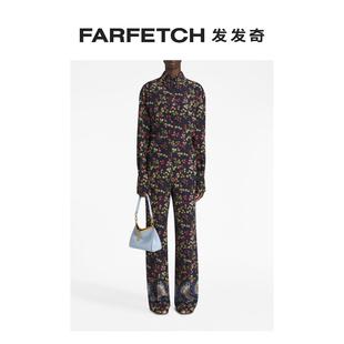 Etro女士花卉印花直筒裤 FARFETCH发发奇