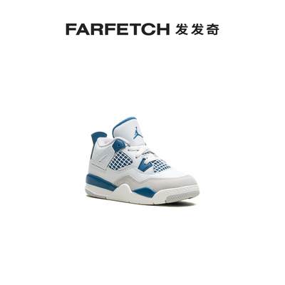 Jordan童装Air Jordan 4 Military Blue 运动鞋FARFETCH发发奇