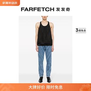 圆领棉坦克背心FARFETCH发发奇 Dsquared2男士