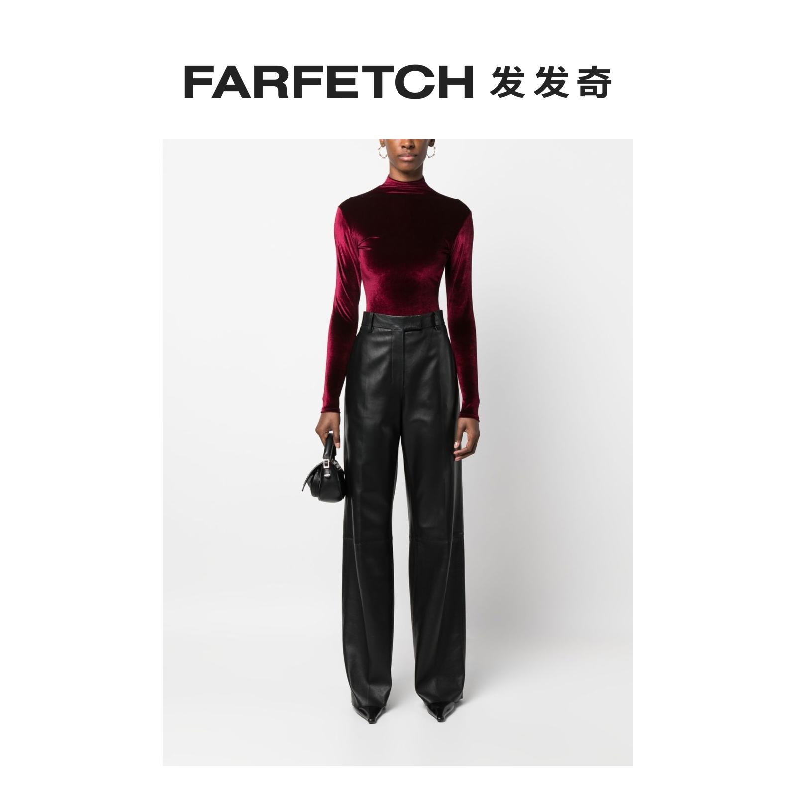 Atu Body Couture女士高领丝绒连体紧身衣FARFETCH发发奇