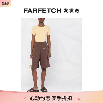 [Final Sale]Base Range女士圆领短袖真丝上衣FARFETCH发发奇