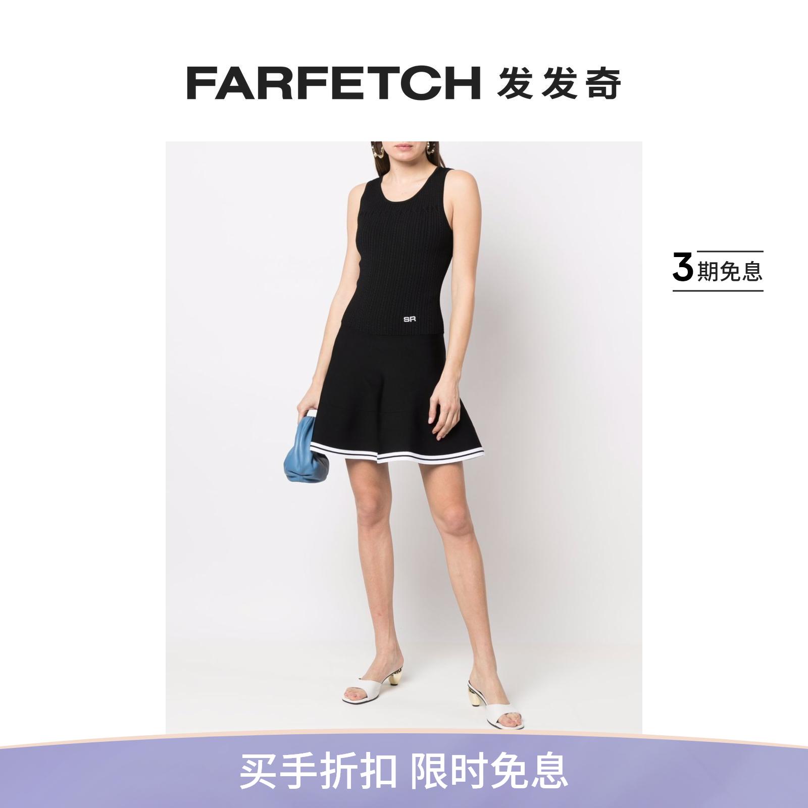 Sonia Rykiel女士logo刺绣针织连衣裙FARFETCH发发奇