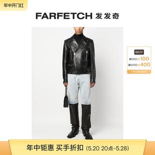 VTMNTS男士 Sale FARFETCH发发奇 Final 拼接直筒牛仔裤