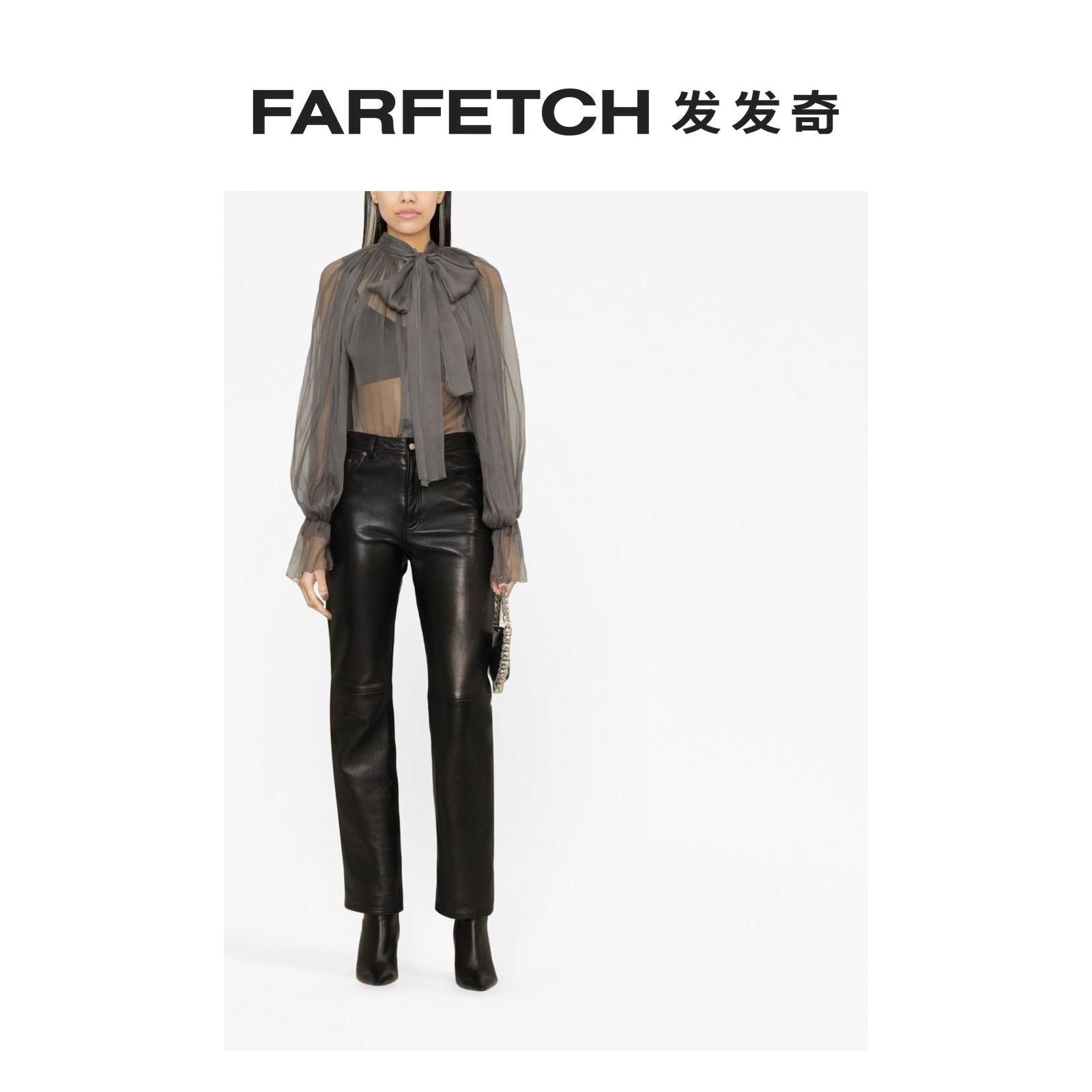 Atu Body Couture女士灯笼袖系带衬衫FARFETCH发发奇