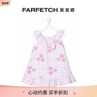 花卉印花府绸连衣裙FARFETCH发发奇 Patachou童装