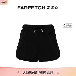 FARFETCH发发奇 Off White女士logo刺绣运动短裤