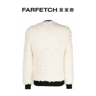 BAKER男士 FARFETCH发发奇 双色毛圈针织开衫 ERNEST