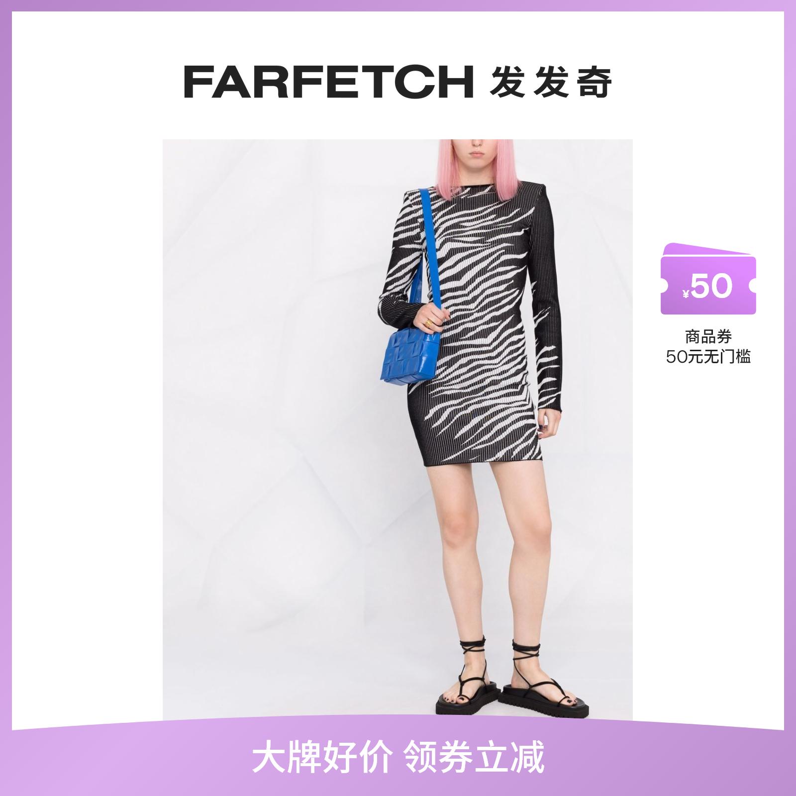 Just Cavalli女士虎纹连衣裙FARFETCH发发奇