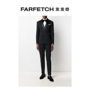 套装 Eleventy男士 两件式 双排扣西装 FARFETCH发发奇