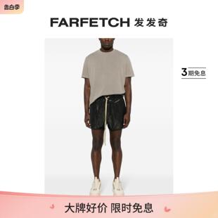 God男士 标贴金属丝面料运动短裤 Fear FARFETCH发发奇