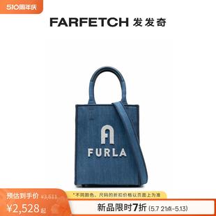 Furla芙拉女士Opportunity 迷你牛仔手提包FARFETCH发发奇