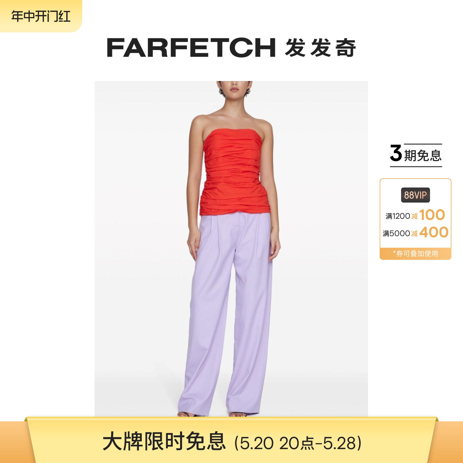 Anna Quan女士Effy 露肩褶饰上衣FARFETCH发发奇 女装/女士精品 背心吊带 原图主图