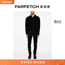 Paul & Shark男士logo刺绣中腰修身牛仔裤FARFETCH发发奇