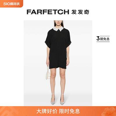 Nº21女士波点印花迷你连衣裙FARFETCH发发奇