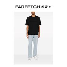 Calvin Klein Jeans男女通用logo刺绣棉T恤FARFETCH发发奇