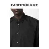Comme Des Garcons Shirt Мужская хлопковая рубашка с длинным рукавом FARFETCH