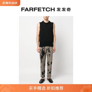 FARFETCH发发奇 suzusan男士 漂白效果细条纹西裤