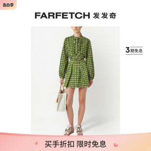 Valli女士波点高腰迷你半身裙FARFETCH发发奇 Giambattista