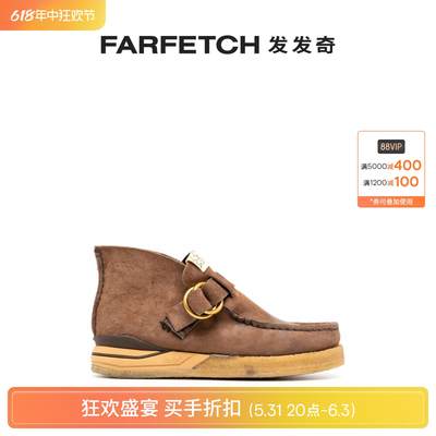 Visvim男士Magoon 绒面皮靴FARFETCH发发奇