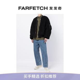 Readymade男士 Final Sale 拉链细节飞行员夹克FARFETCH发发奇