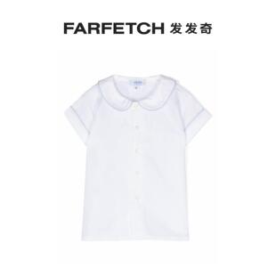 FARFETCH发发奇 SIOLA童装 对比边饰衬衫