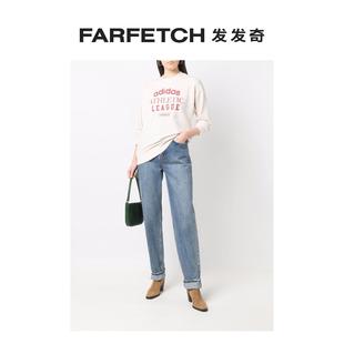 Adidas阿迪达斯女士logo刺绣长袖 T恤FARFETCH发发奇