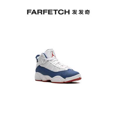 Jordan童装Air Jordan 6 Rings True Blue 运动鞋FARFETCH发发奇