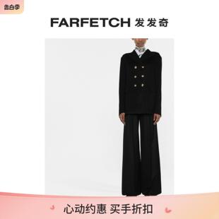 饰性纽扣双排扣夹克FARFETCH发发奇 Giambattista Valli女士装