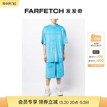 Team Wang男女通用Stay For The Night 丝绒T恤FARFETCH发发奇