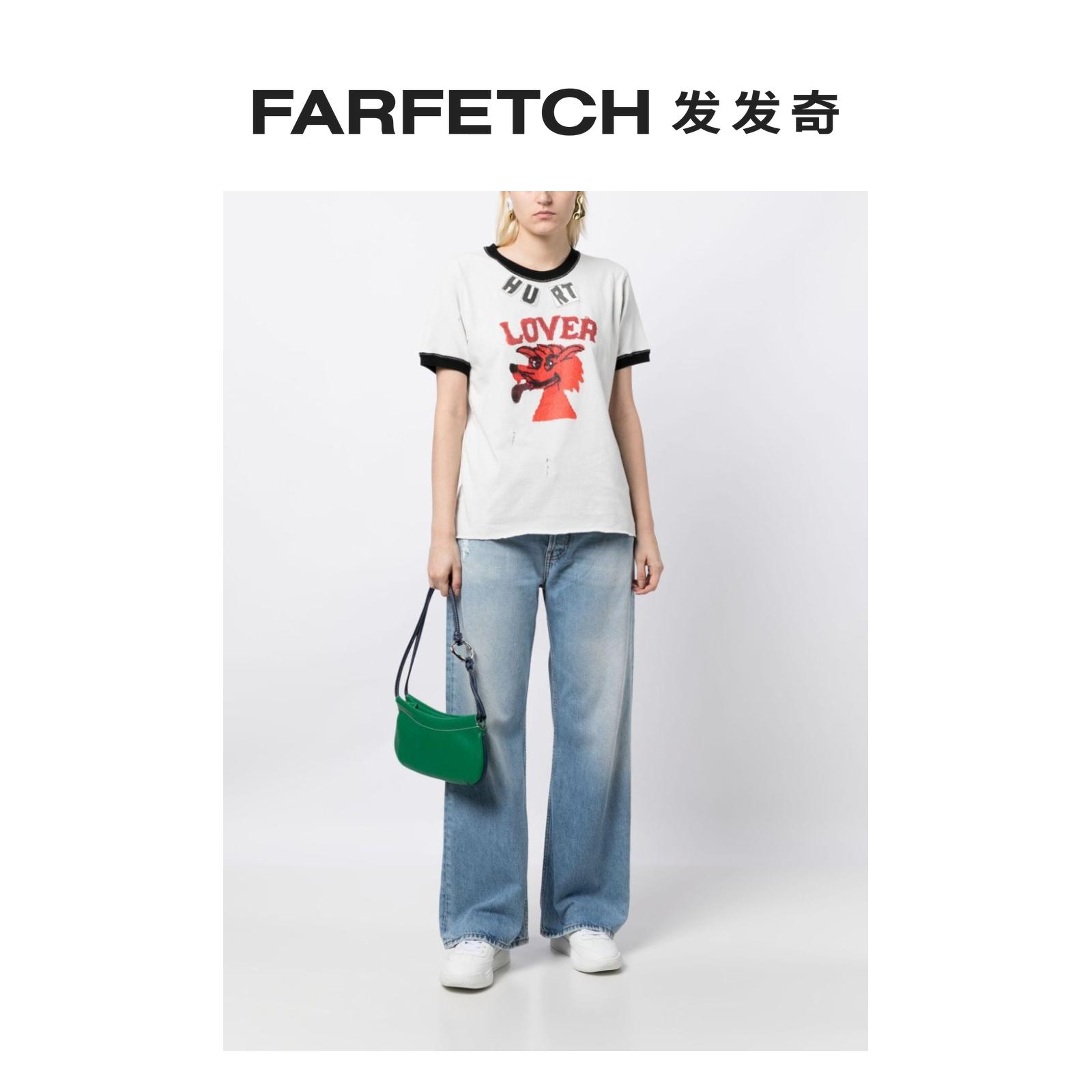 [Final Sale]ERL女士Hurt Lover图案印花T恤FARFETCH发发奇