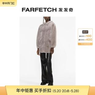 Blancha女士双面皮毛一体连帽外套FARFETCH发发奇