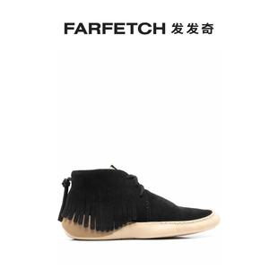 流苏边绒面皮沙漠靴FARFETCH发发奇 Visvim男士