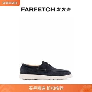 FARFETCH发发奇 绒面皮帆船鞋 S男士 Tod