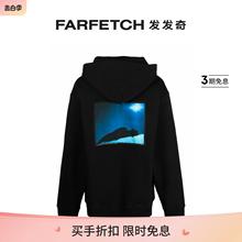 Oamc男士logo印花抽绳连帽衫FARFETCH发发奇