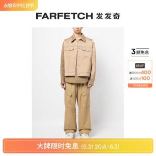 标贴长袖 夹克FARFETCH发发奇 Chen Sale Wang男士 Feng Final