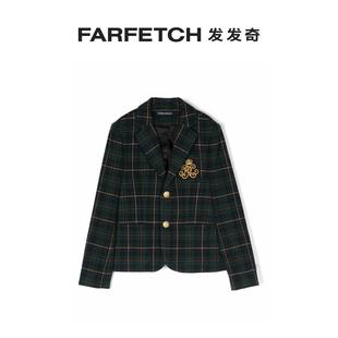 西装 Ralph 格纹长袖 FARFETCH发发奇 Lauren童装 夹克