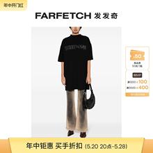 We11Done女士logo缀饰T恤FARFETCH发发奇