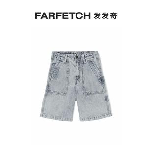 标贴牛仔短裤 Zadig&Voltaire童装 FARFETCH发发奇