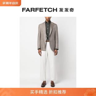 Canali男士 单排扣西装 夹克FARFETCH发发奇