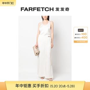 真丝缎面连体长裤 Fornasetti女士无袖 FARFETCH发发奇