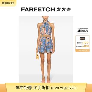 花卉印花连体短裤 Zimmermann女士August FARFETCH发发奇