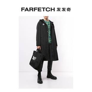 图案印花连帽派克大衣FARFETCH发发奇 Undercover男士