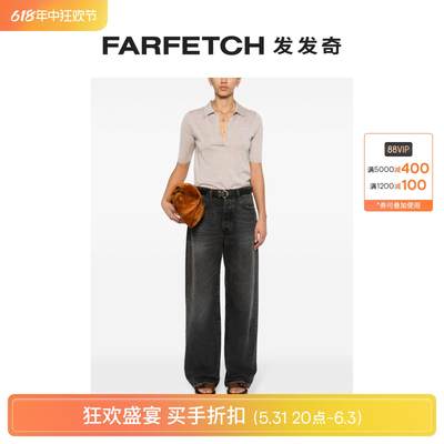 Gabriela Hearst女士Frank 密织polo衫FARFETCH发发奇