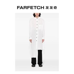 flax Yohji Yamamoto男士 asymmetric shirtFARFETCH发发奇