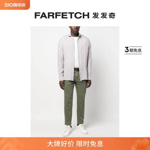 Barba男士 FARFETCH发发奇 亚麻衬衫 条纹长袖