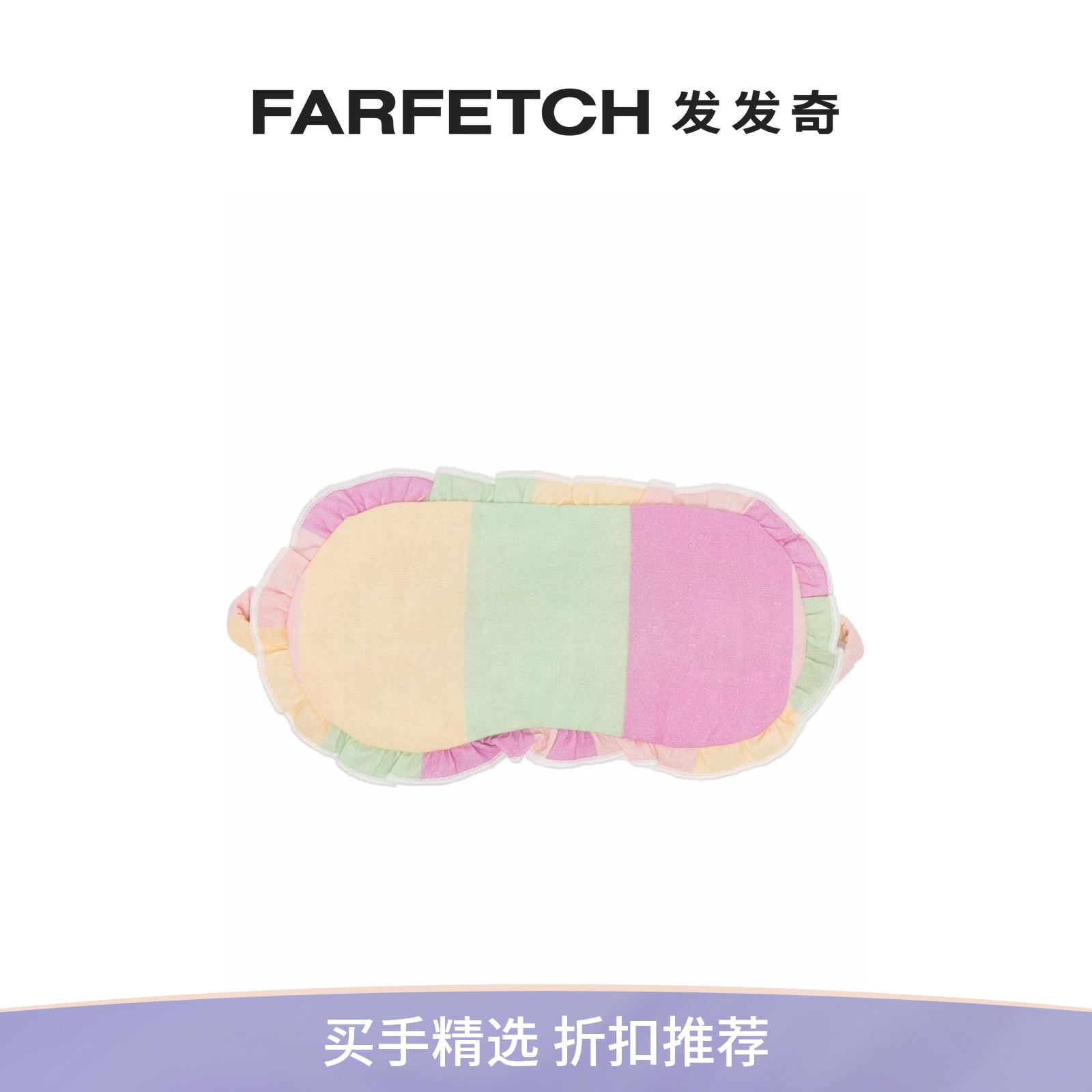 OLIVIA RUBIN女士拼色荷叶边眼罩 FARFETCH发发奇