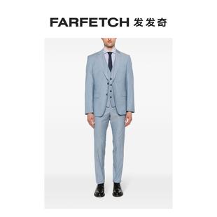 Hugo Boss男士 修身 FARFETCH发发奇 BOSS 单排扣西装 套装