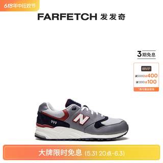 New Balance男女通用999 低帮运动鞋FARFETCH发发奇